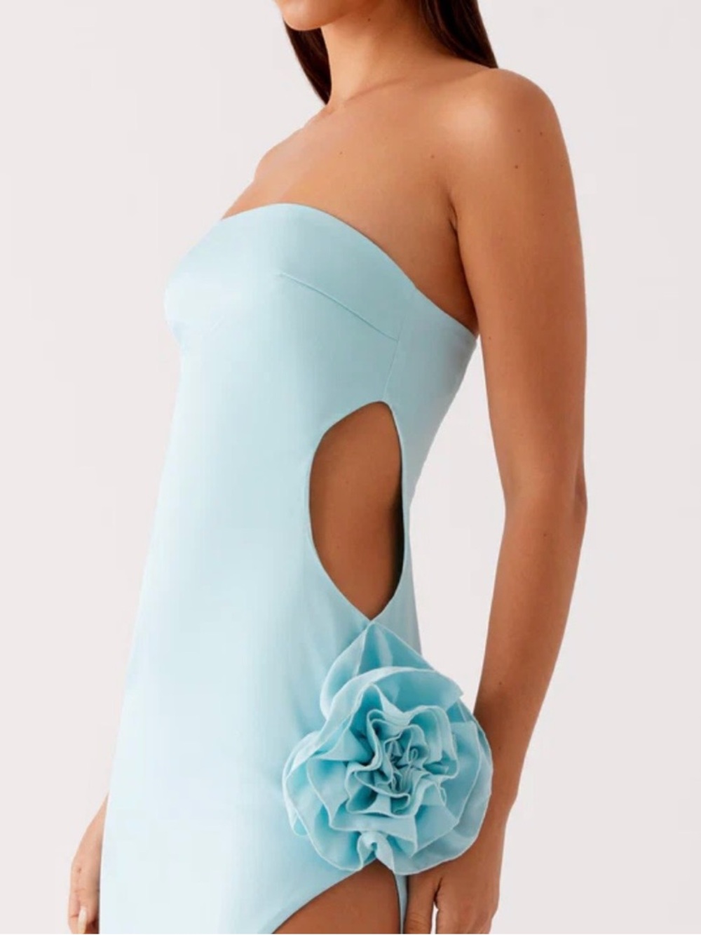 Strapless Maxi Dress - Mint - Picture 4 of 5